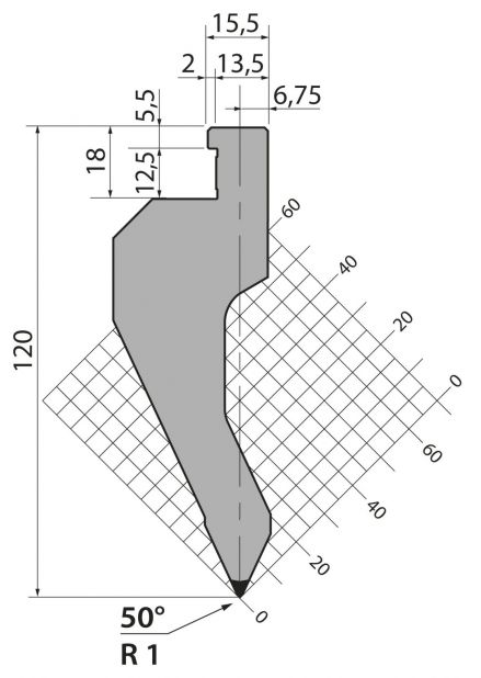 Пуансоны Colly CP120.50.R1-A