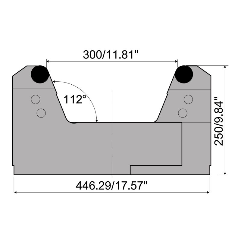 Матрицы с регулируемым раскрытием Vario-V BAR AD120.300