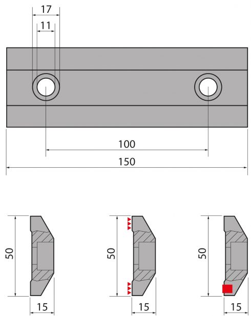 Адаптеры / переходники пуансонов Promecam-Amada ST50 / ST50R / STG50