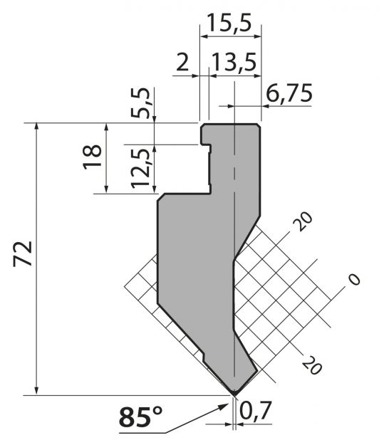 Пуансоны Colly CP72.85.07