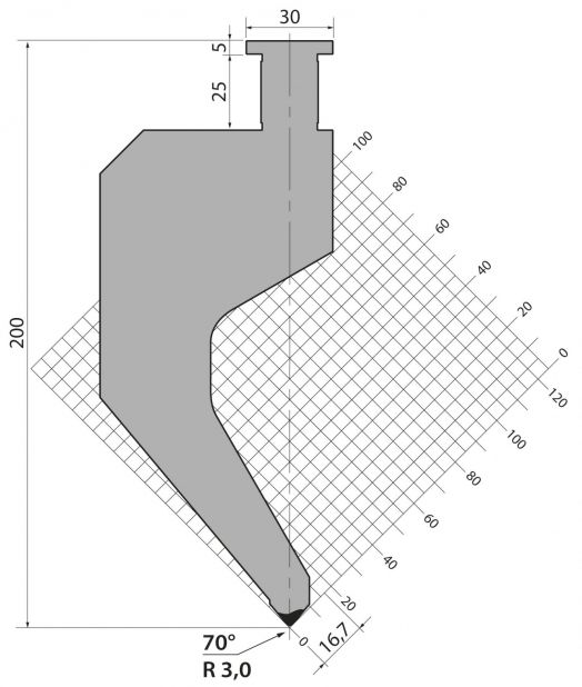 Пуансоны Gasparini GASP200.70.R3-30