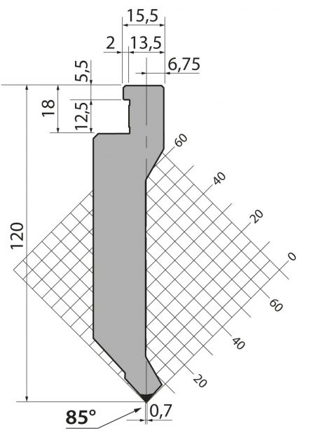 Пуансоны Colly CP120.85.07